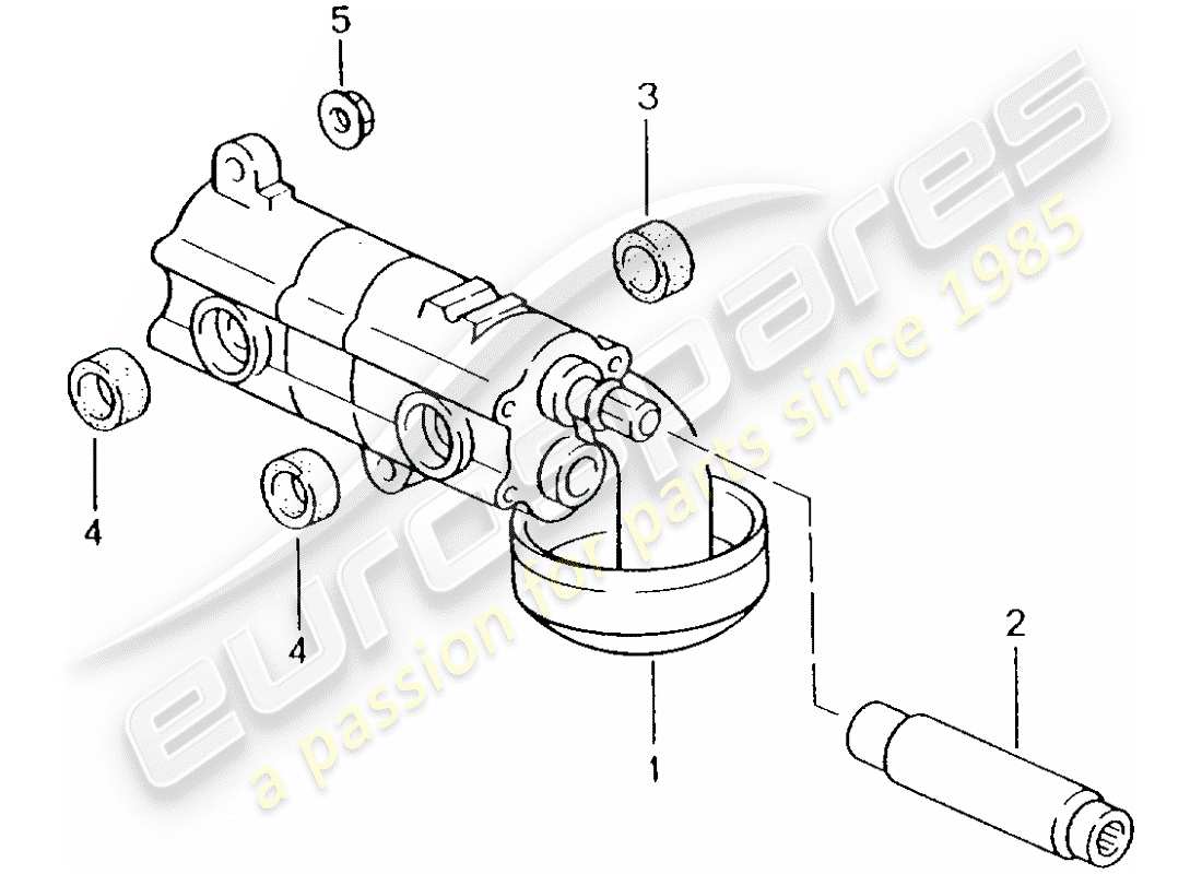 porsche 2005 (996 turbo / gt2) ölpumpe ersatzteildiagramm