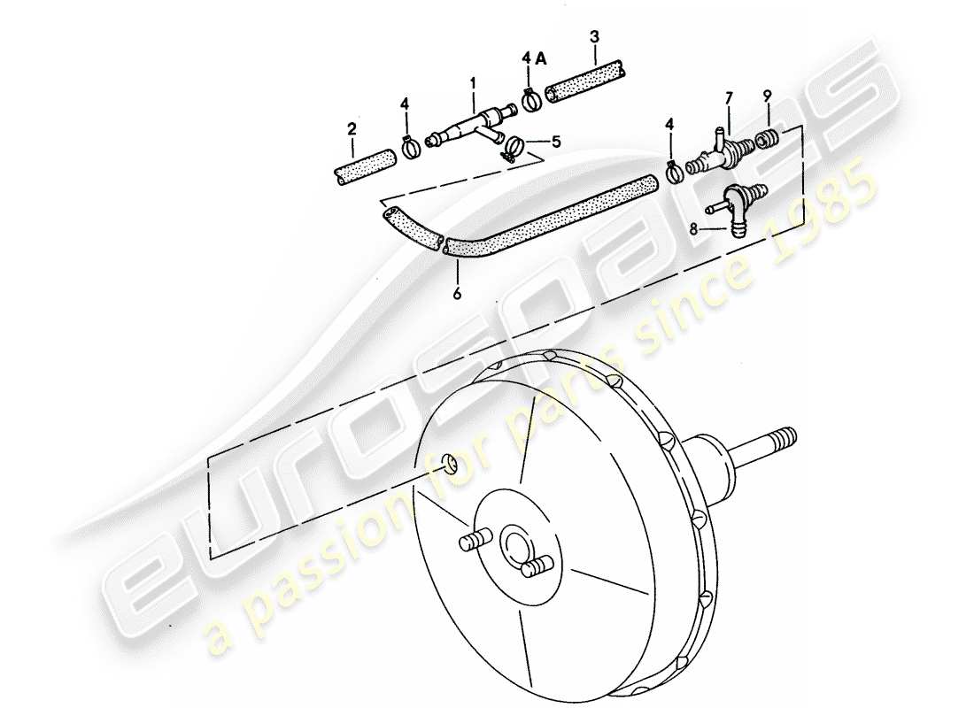 porsche 1995 (928) saugpumpe ersatzteildiagramm