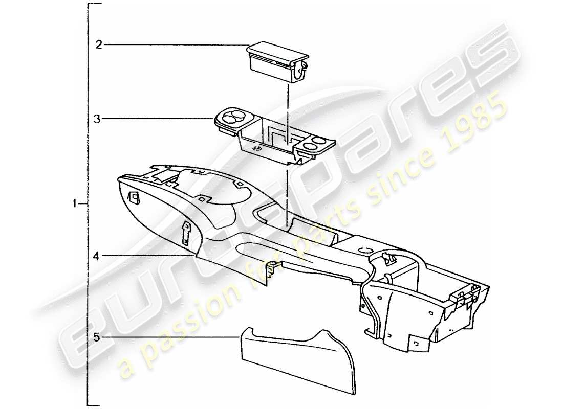 porsche 2007 (tequipment) installationssatz teilediagramm
