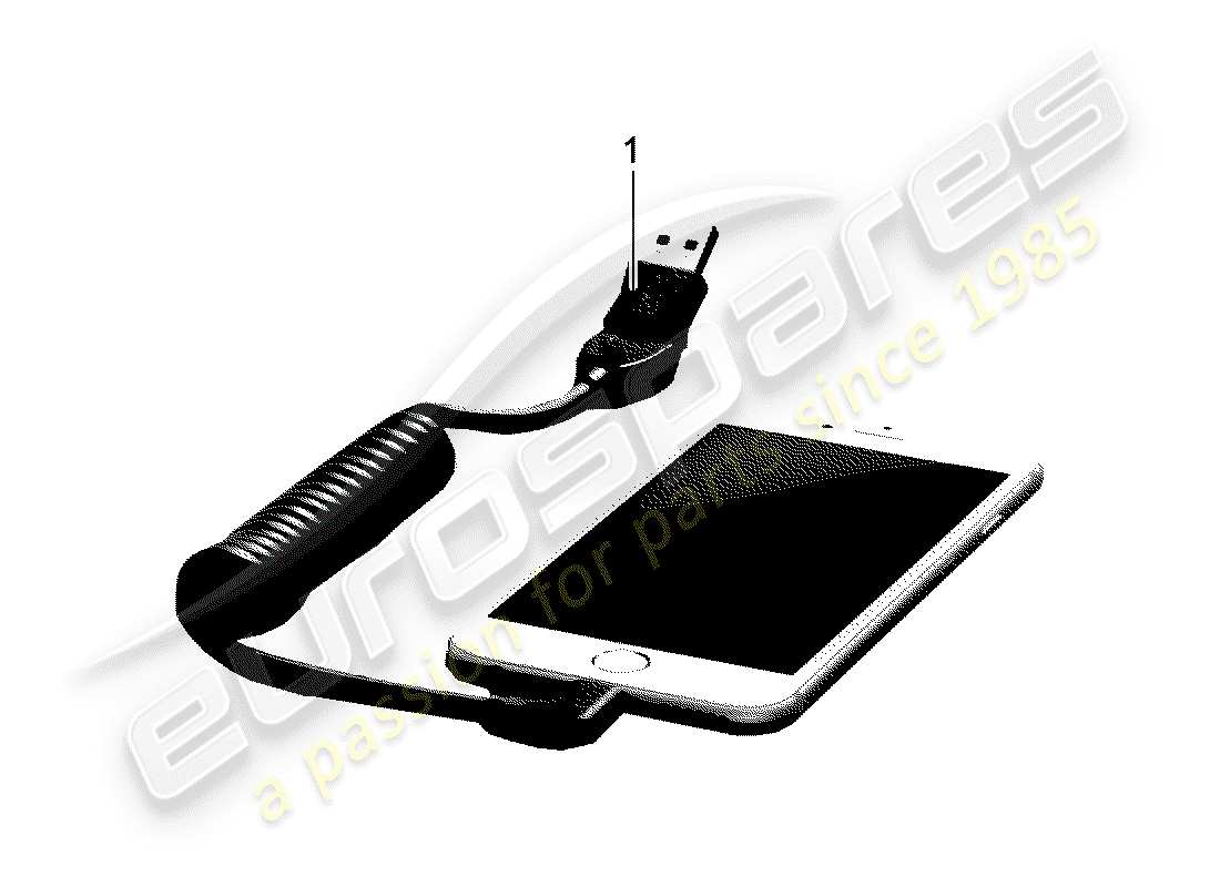 porsche 2004 (tequipment cayenne) ladekabel ersatzteildiagramm