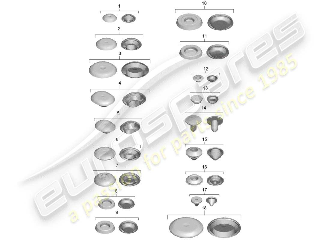 porsche 2017 (991-2 turbo) plug-teilediagramm