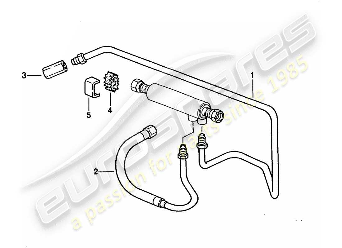 porsche 1995 (928) kraftstoffkühlung teilediagramm