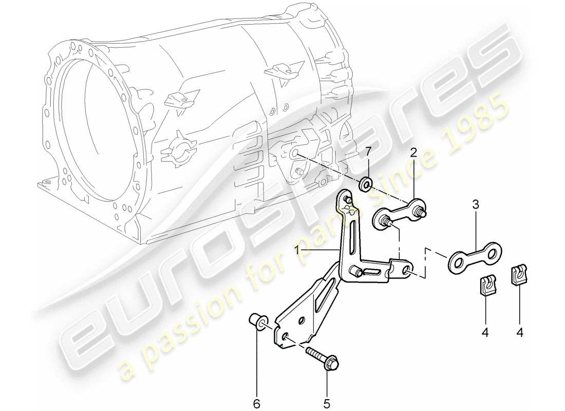 porsche 2008 (997-1 turbo / gt2) tiptronic-ersatzteildiagramm