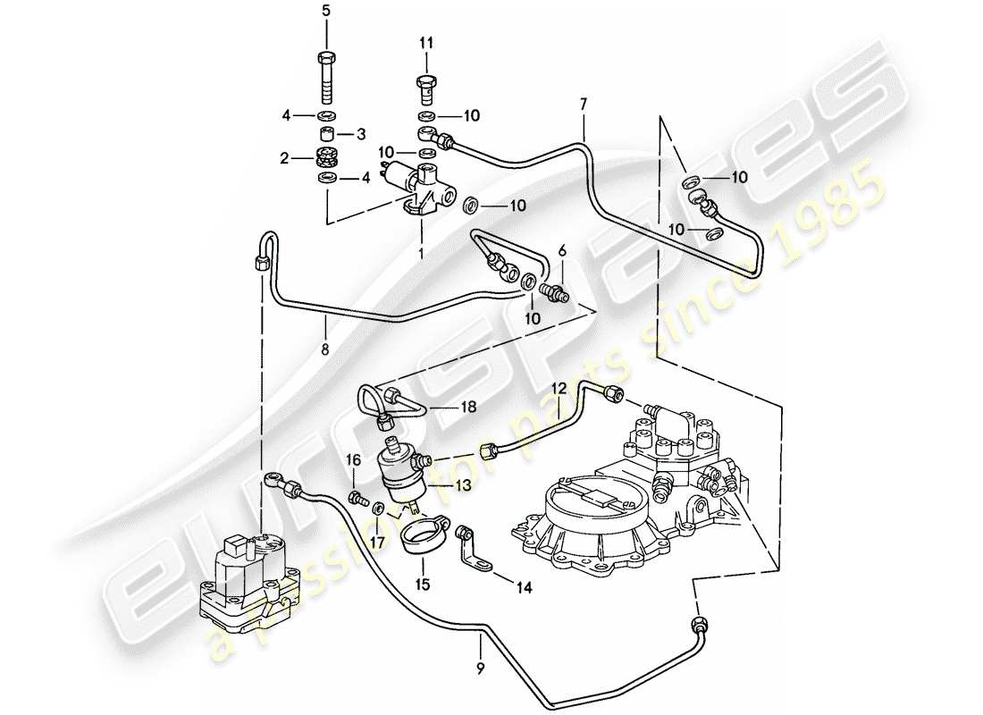 porsche 1985 (928) steuerdruck - absenken - d - mj 1983>> - mj 1983 ersatzteildiagramm