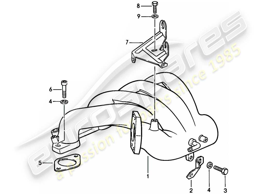 porsche 1984 (944) l-jetronic - 3 ersatzteildiagramm