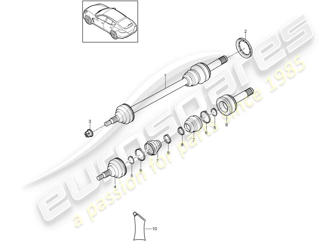 porsche 2012 (panamera 970) antriebswelle d >>- mj 2013 teilediagramm