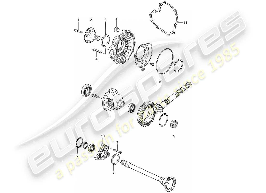 porsche 2007 (987 boxster) tiptronic-ersatzteildiagramm