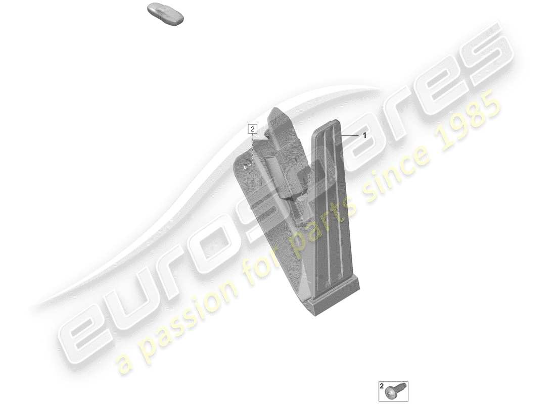 porsche 2020 (992-1) gaspedal teilediagramm