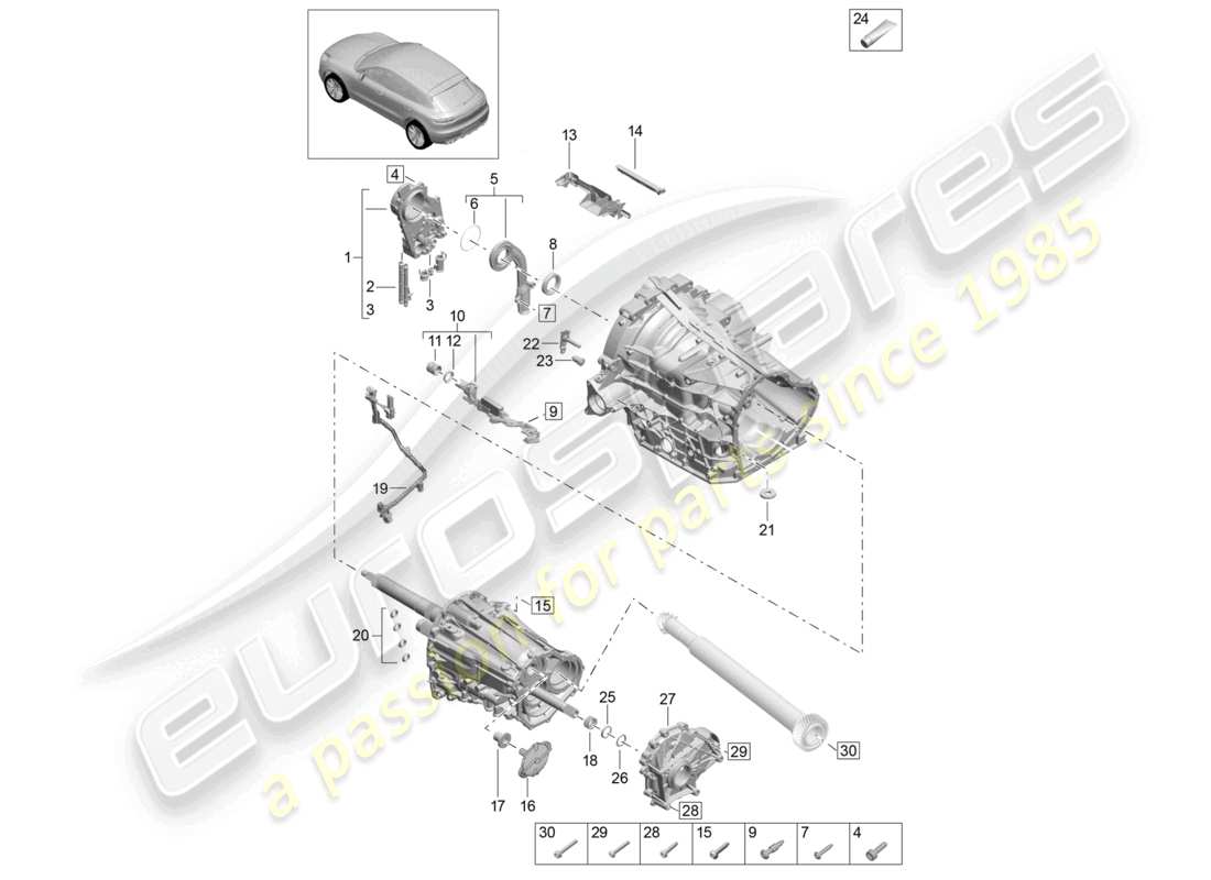 porsche 2020 (macan) ölpumpe kabelsatz teilediagramm