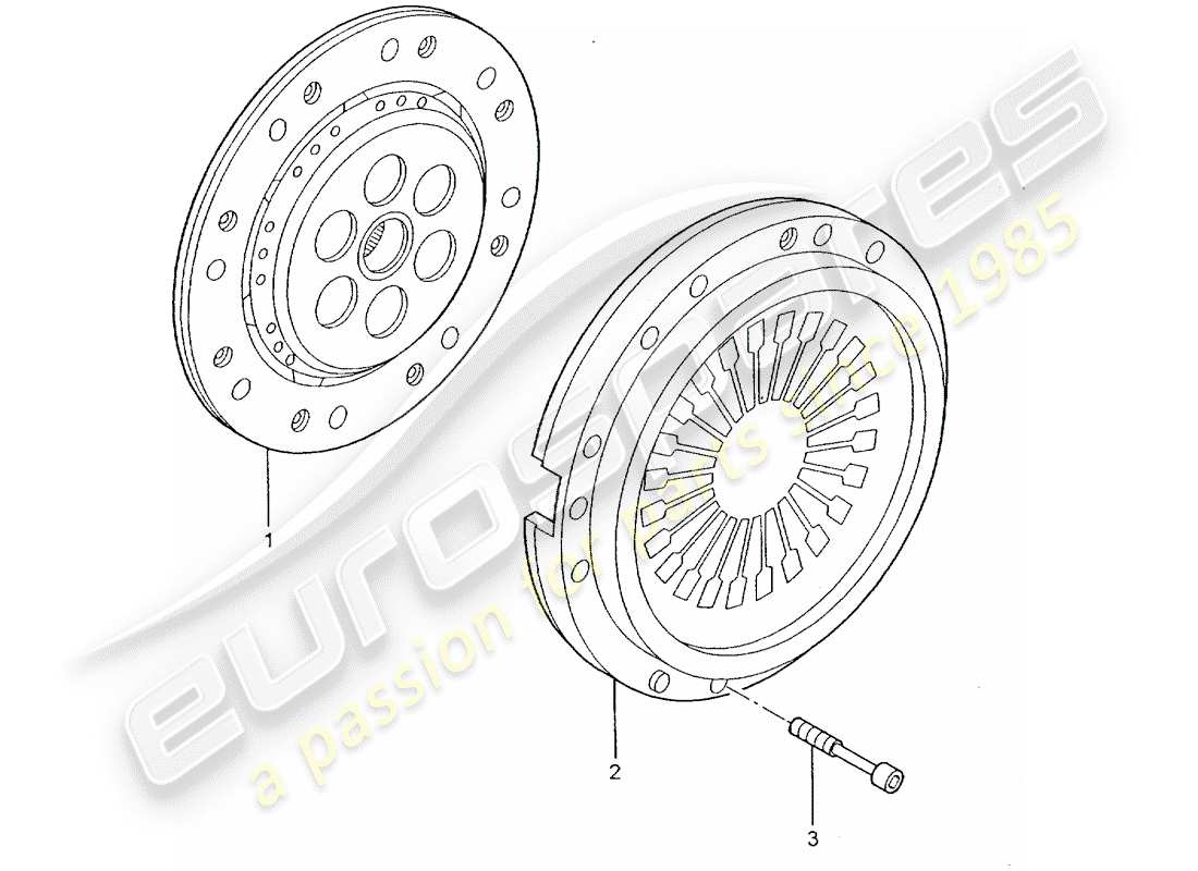 porsche 2007 (997-1 gt3) kupplung teilediagramm