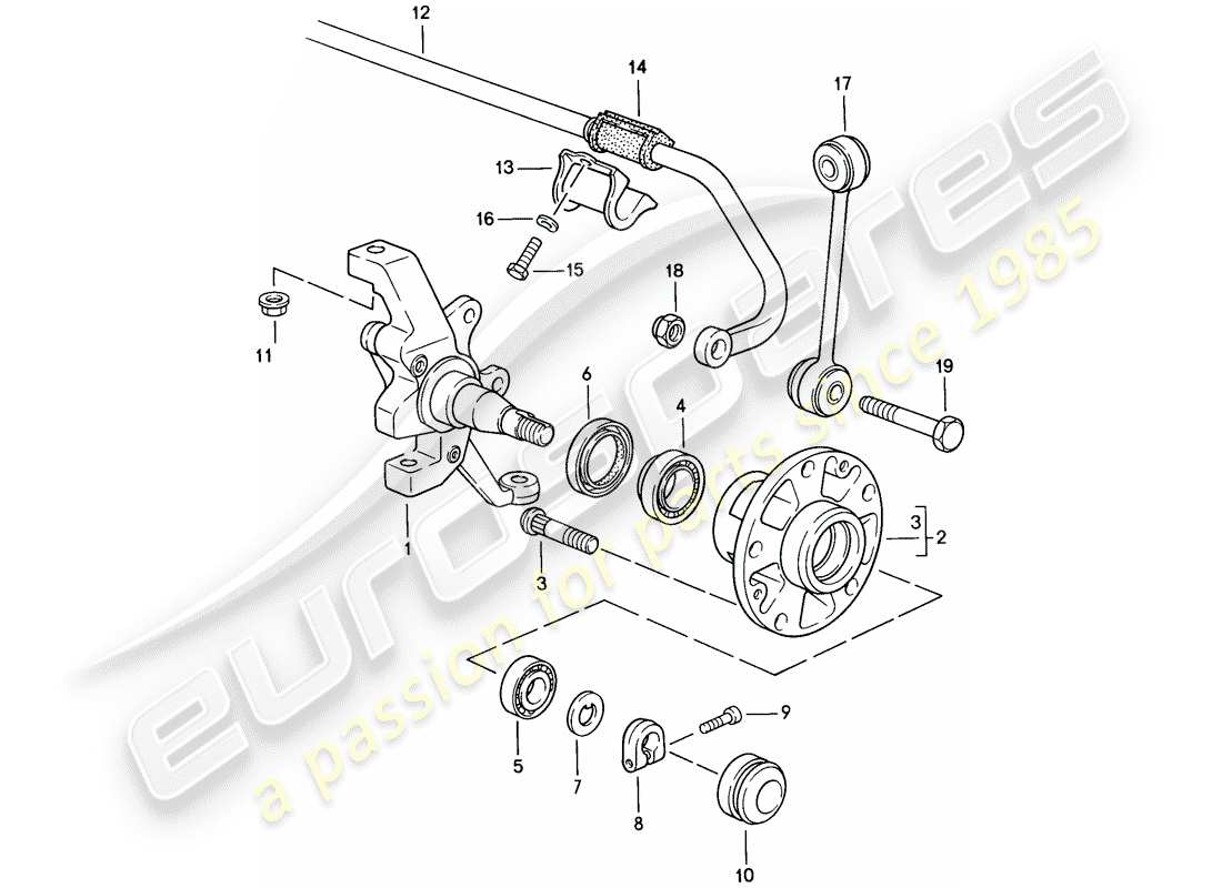 porsche 1986 (928) achsschenkel - f 92-gs861 000>> - schmiermittel - d - mj 1986>> - mj 1986 ersatzteildiagramm