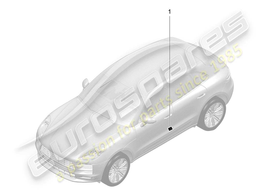 porsche 2019 (macan) reifendruck teilediagramm