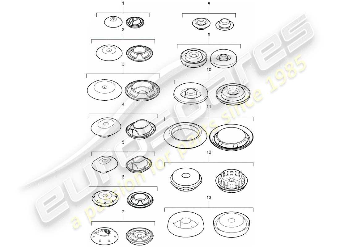 porsche 2011 (cayenne e2 92a) plug-teilediagramm
