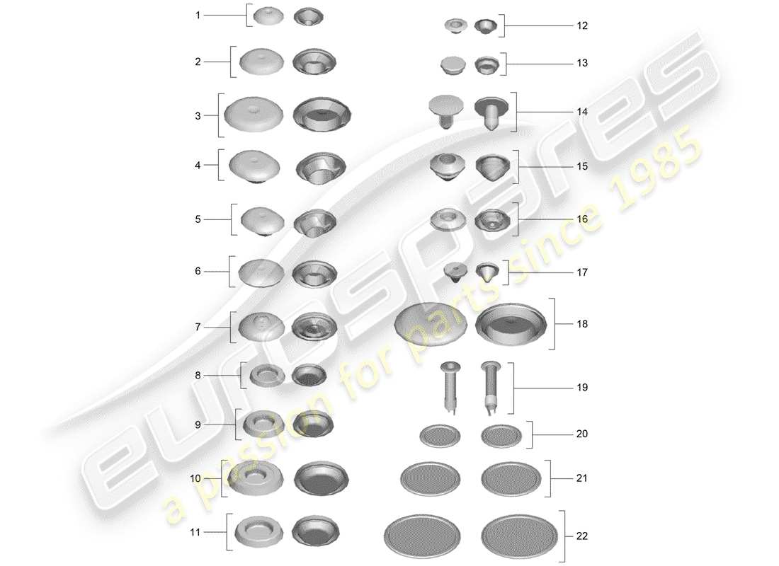 porsche 2012 (991-1) plug-teilediagramm