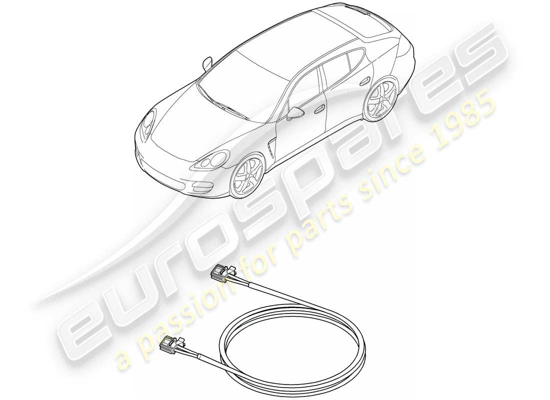 porsche 2012 (panamera 970) lichtleiter-ersatzteildiagramm