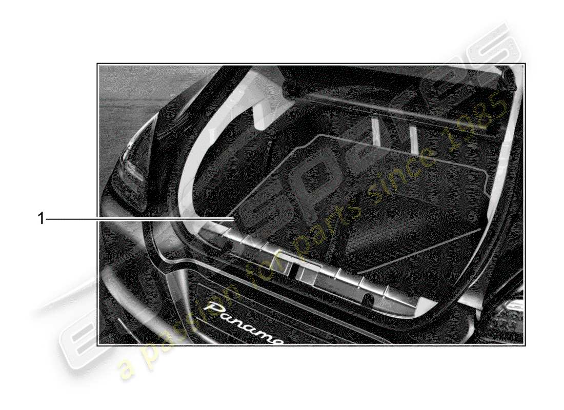 porsche 2018 (tequipment panamera) carpet-ersatzteildiagramm