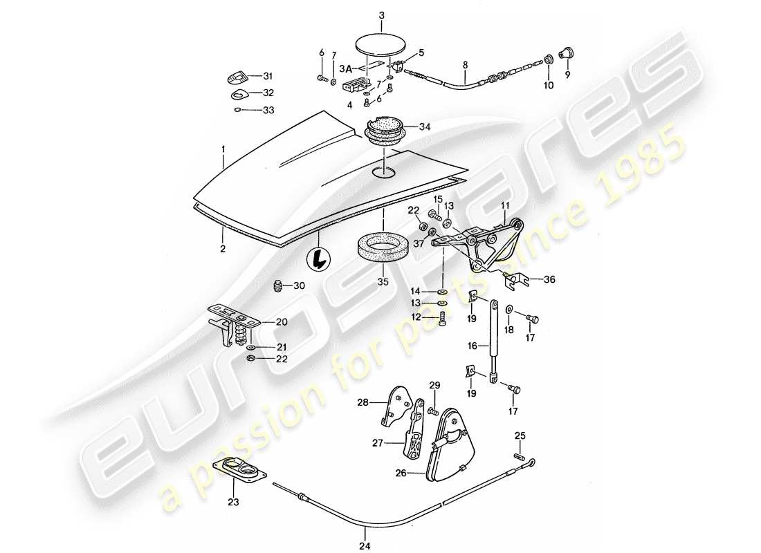 porsche 1988 (959) cover-ersatzteildiagramm