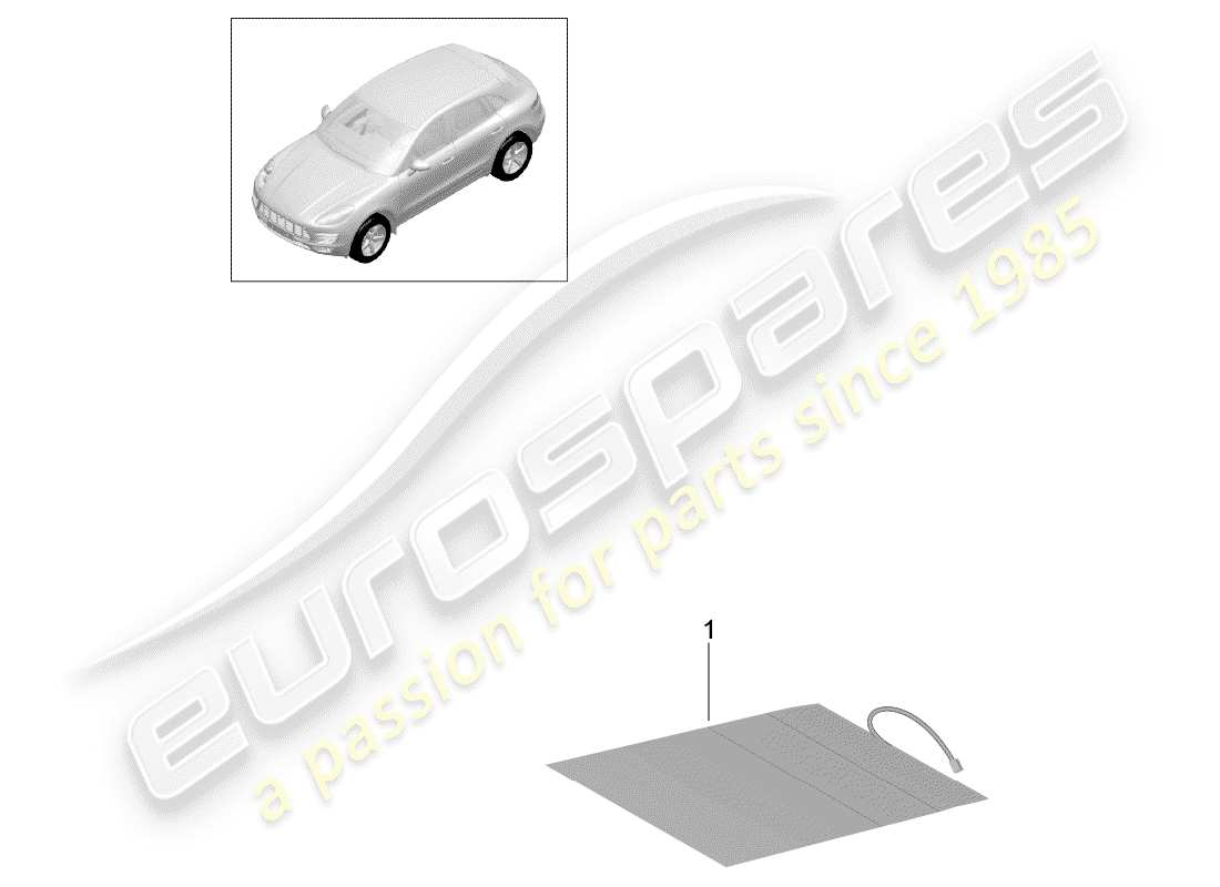 porsche 2014 (macan) sitzbelegungserkennung teilediagramm