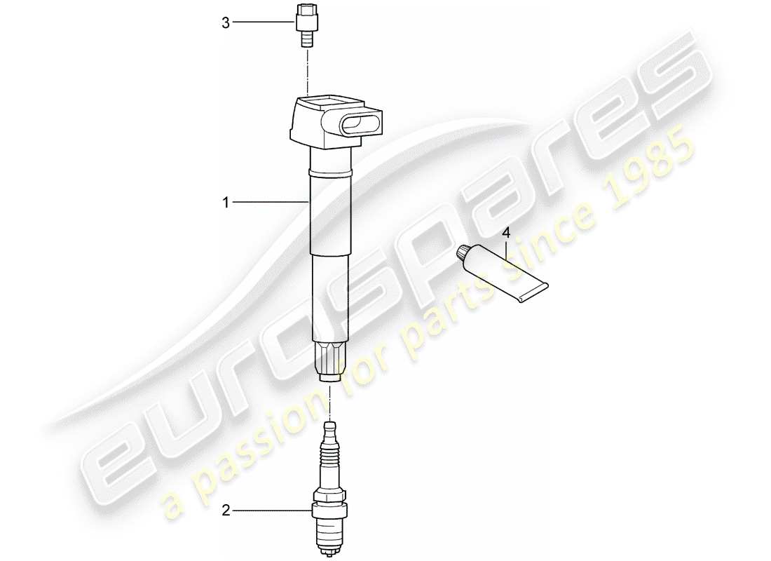 porsche 2011 (panamera 970) zündsystem teilediagramm