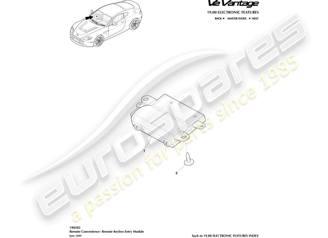 aston martin v12 vantage (2013) rke-teilediagramm