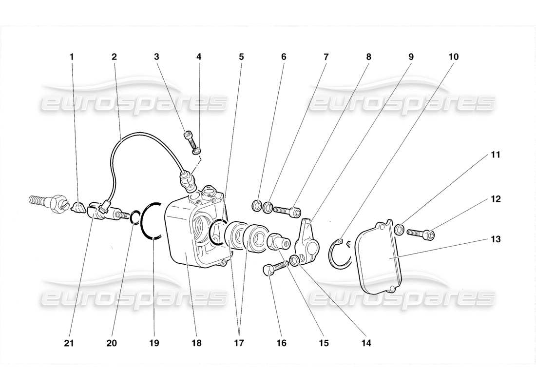 lamborghini diablo roadster (1998) teilediagramm für phasensensoren