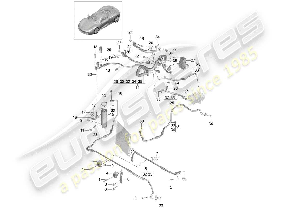 teilediagramm mit der teilenummer 91857376100