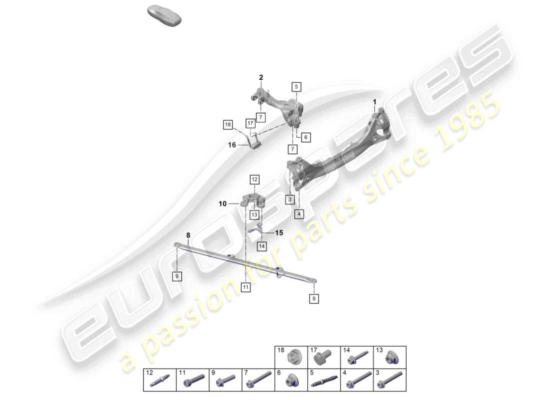 teilediagramm mit der teilenummer 992505475g