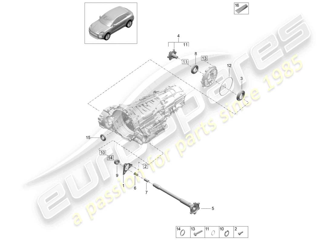 teilediagramm mit der teilenummer 9a740935501