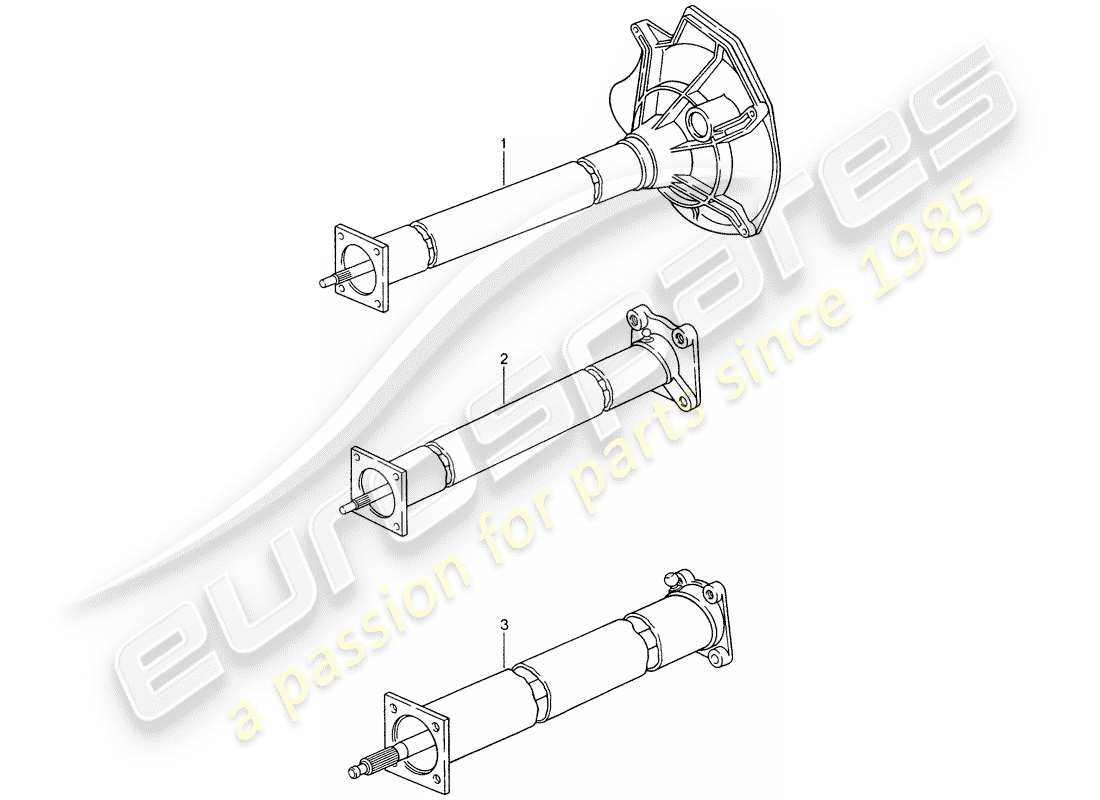 eine teilezeichnung aus dem porsche 2012 (refurbished and exchange catalogue) teilekatalog