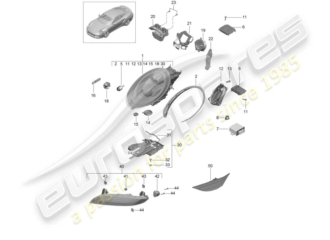 teilediagramm mit der teilenummer 99991929801