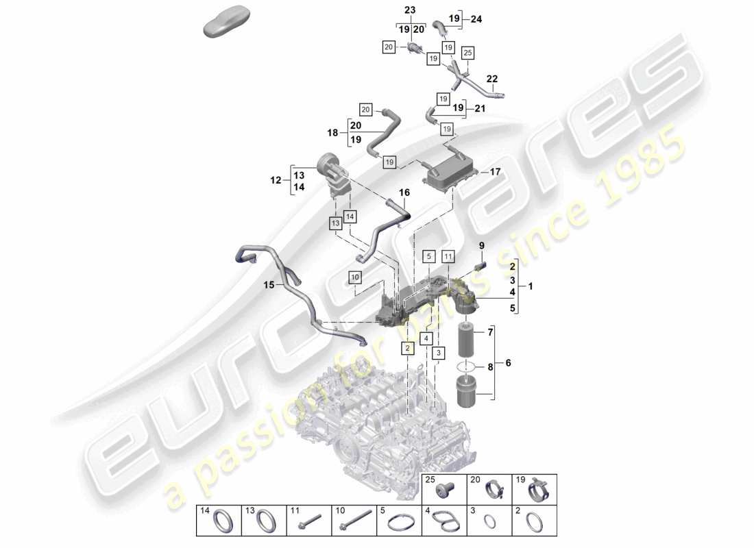 teilediagramm mit der teilenummer paf008134