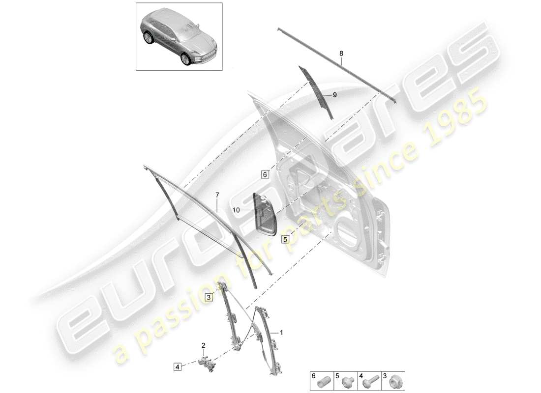 teilediagramm mit der teilenummer 95b837461a
