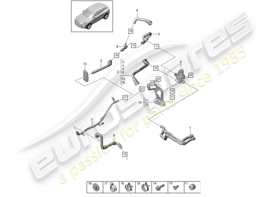 teilediagramm mit der teilenummer 95b265357c