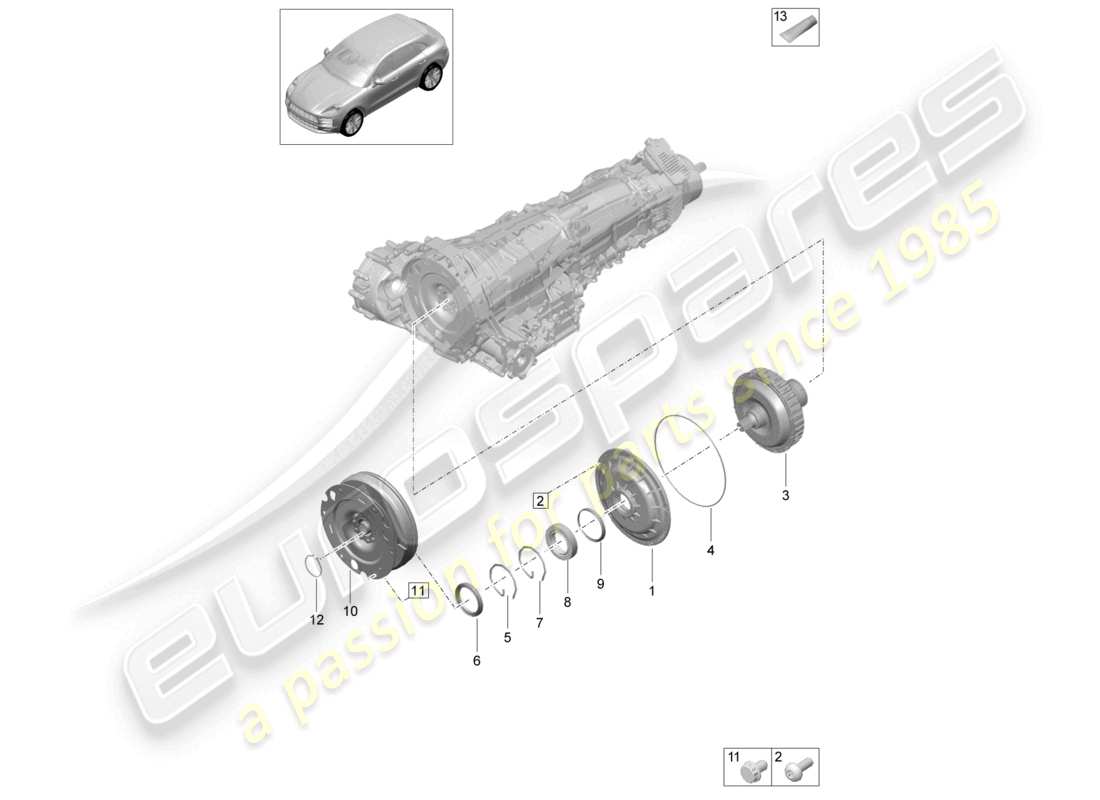 teilediagramm mit der teilenummer pac105347