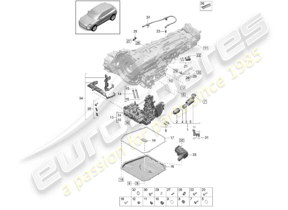 teilediagramm mit der teilenummer 9a7325026