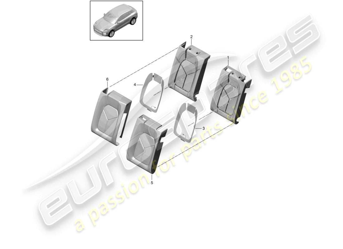 teilediagramm mit der teilenummer 95b885806c ot5