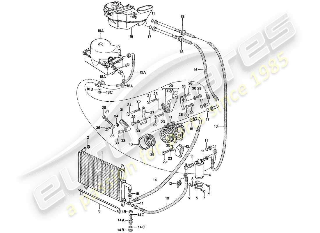 porsche 1976 (924) klimaanlage - d - mj 1979>> - mj 1979 ersatzteildiagramm