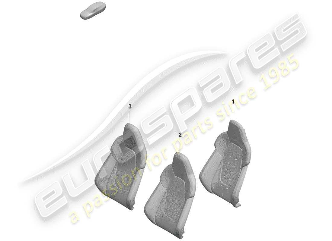porsche 2019 (992-1) schaumteil teilediagramm