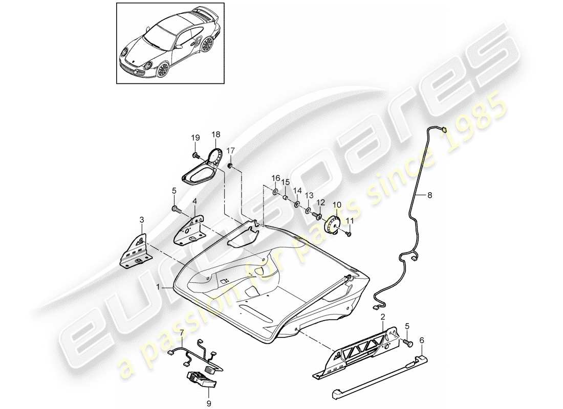 porsche 2013 (997-2 turbo / gt2 rs) seat-ersatzteildiagramm