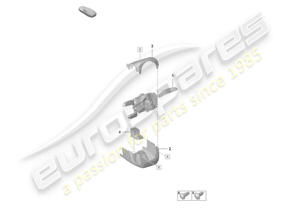 porsche 2019 (992-1) lenkstockschalter d - 25.11.2019>> teilediagramm