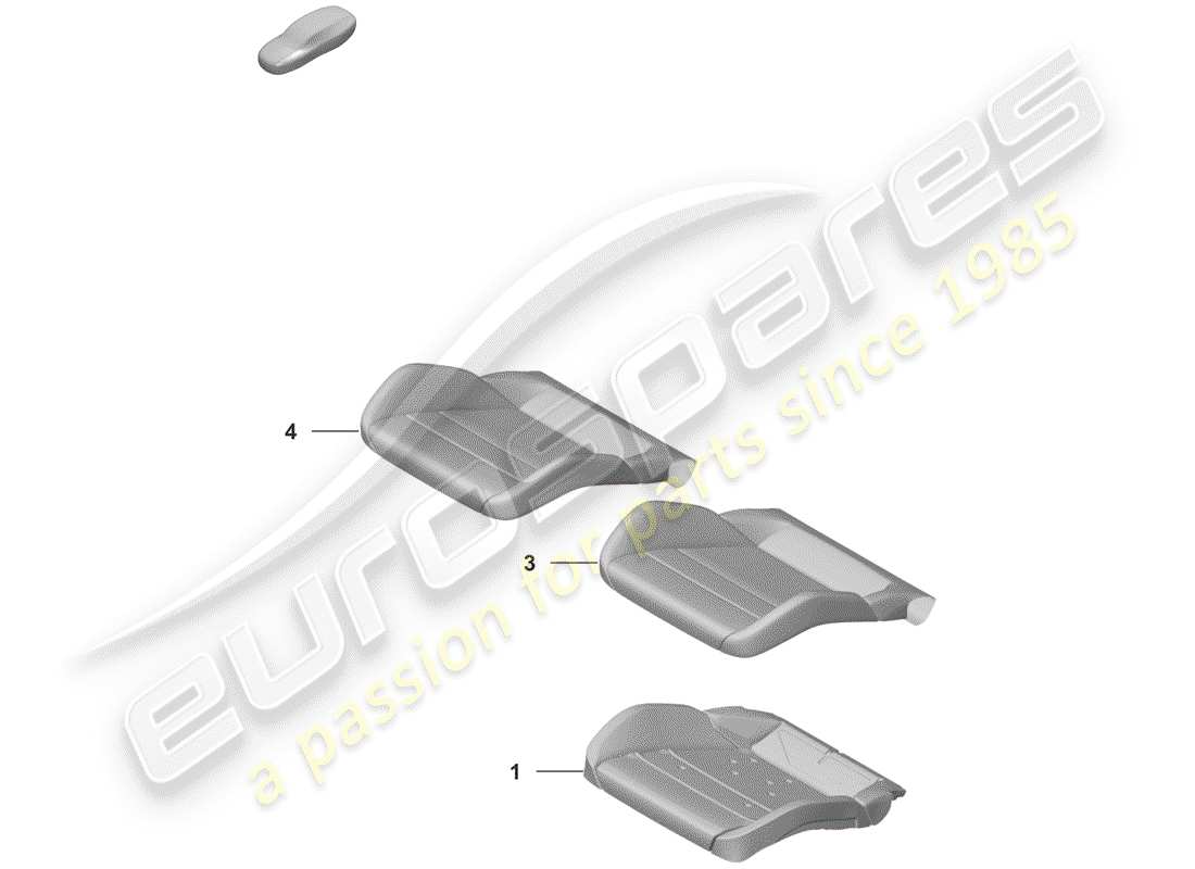 porsche 2019 (992-1) schaumteil teilediagramm