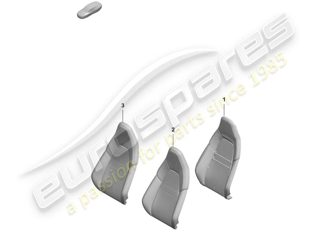 porsche 2019 (992-1) schaumteil teilediagramm