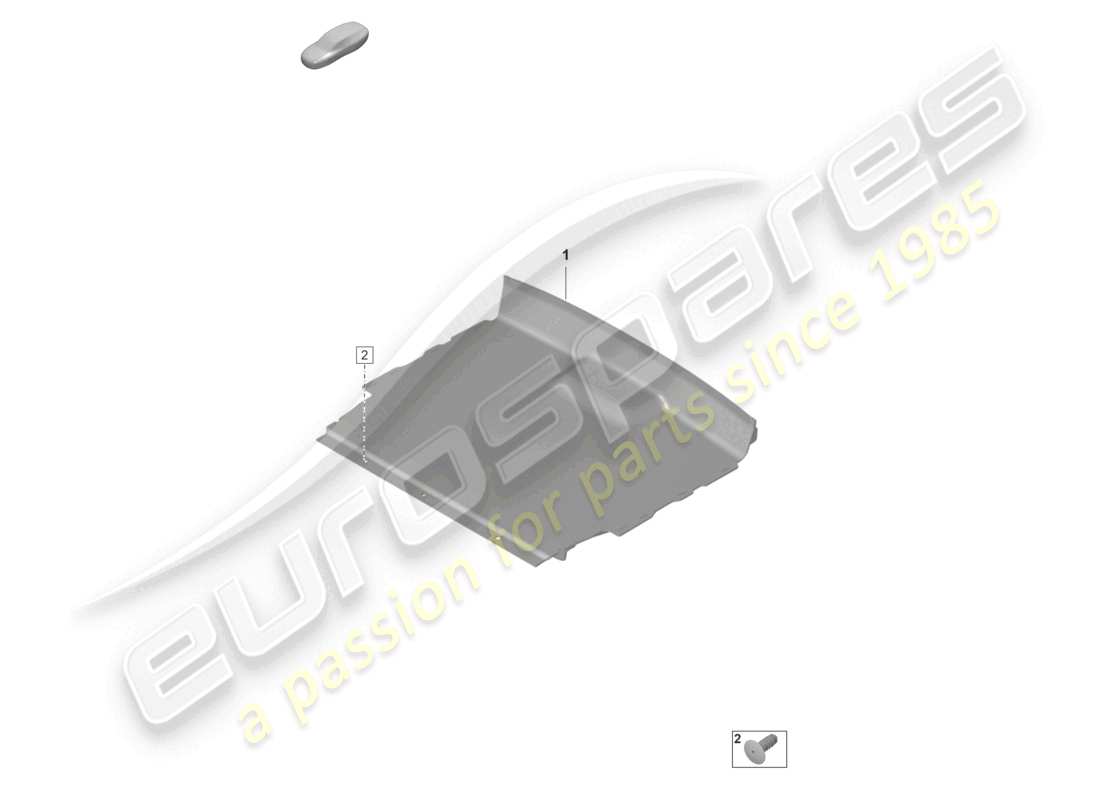 porsche 2019 (992-1) stauraum für cabrioverdeck teilediagramm
