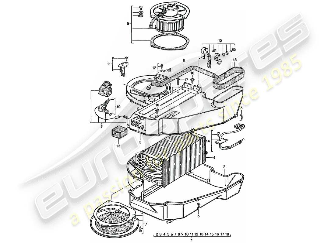 porsche 1976 (924) klimaanlage - d - mj 1979>> - mj 1979 ersatzteildiagramm