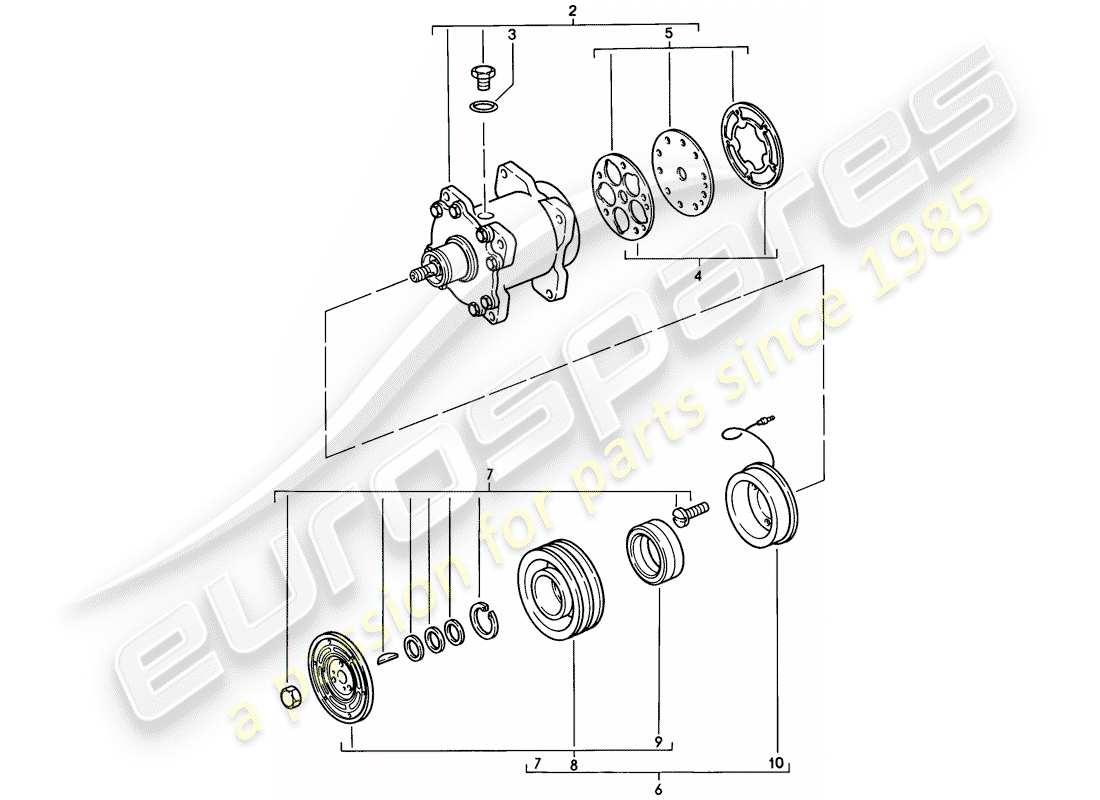 porsche 1978 (924) kompressor - d >> - mj 1978 ersatzteildiagramm