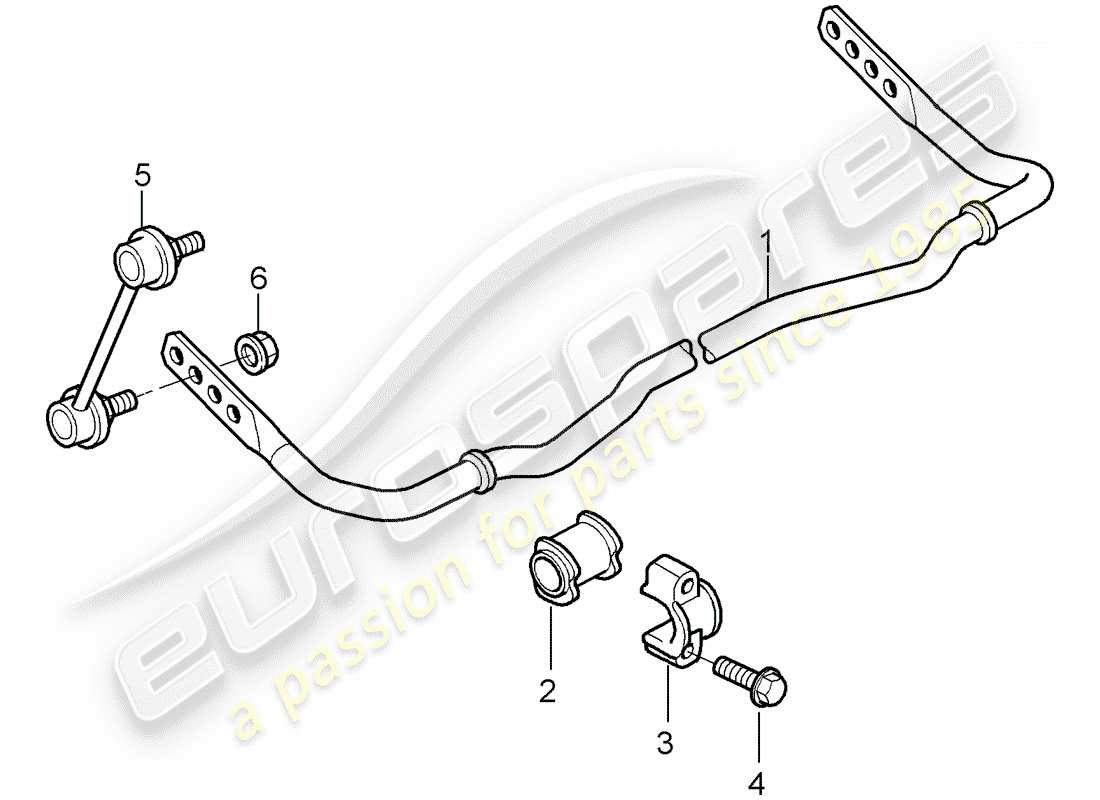 porsche 2009 (997-2 gt3) stabilisator - ersatzteildiagramm