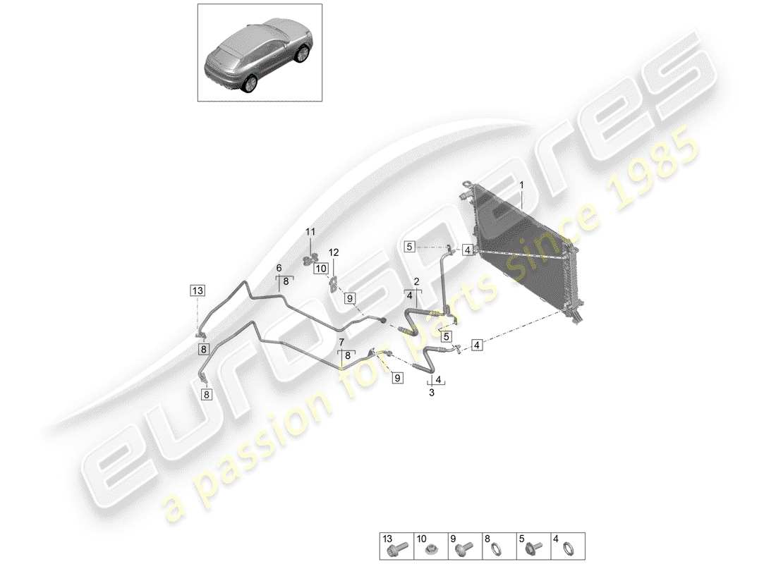 porsche 2020 (macan) - pdk - teilediagramm