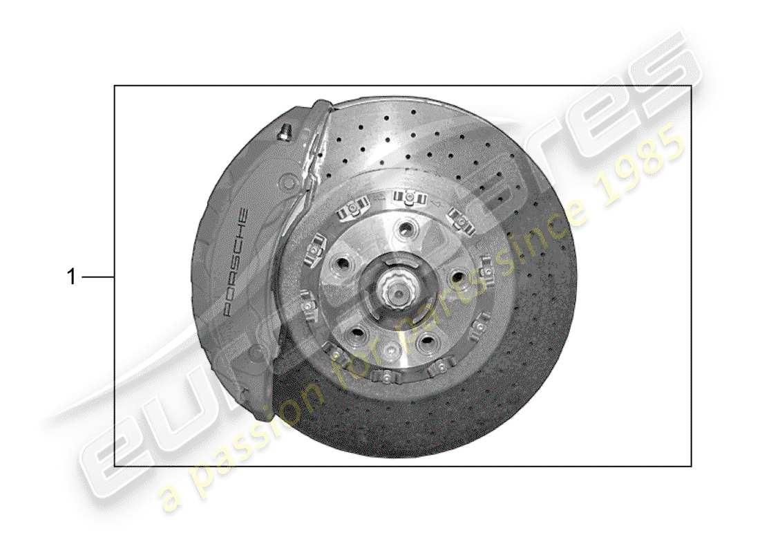 porsche 2004 (tequipment cayenne) brems-ersatzteildiagramm
