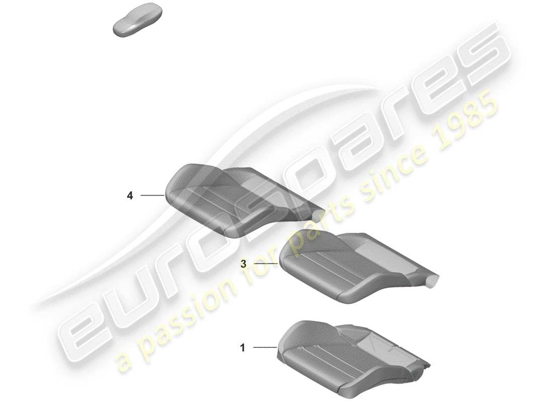 porsche 2020 (992-1) schaumteil teilediagramm