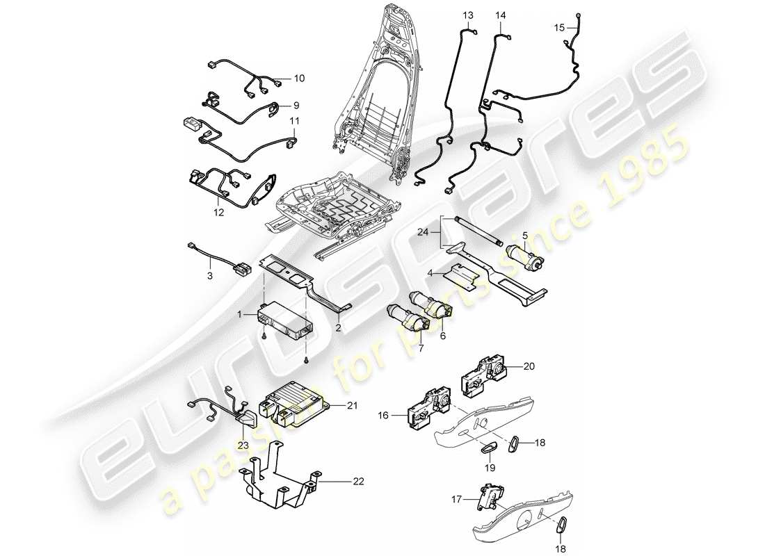 porsche 2006 (987 cayman) kabelbäume ersatzteildiagramm